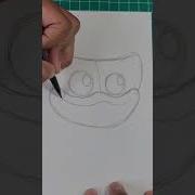 How To Draw Huggy Wuggy Poppy Playtime Game Art Drawing Poppyplaytime Shorts