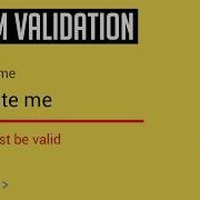 Javascript Form Validation Tutorial