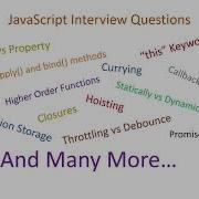1 Most Asked Questions Topics In JavaScript Interview Introduction Amar Kumar Ram