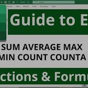 Beginner S Guide To Excel Functions And Formulas