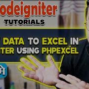 CodeIgniter Mini Project Tutorial In Hindi Export Data To Excel In Codeigniter Using PHPExcel