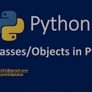 38 Classes And Objects In Python