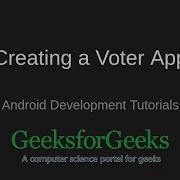 Android Development Tutorial Creating A Voter App GeeksforGeeks