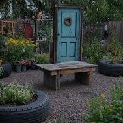 Create A Rustic Small Garden Oasis With Recycled Materials Save Money Beautify Your Space