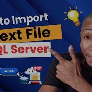 How To Import Data From Text File To SQL Server
