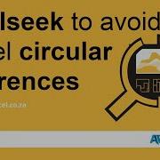 Avoid Circular Reference With Goalseek In Excel
