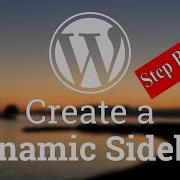 How To Making The Sidebar Dynamic In WordPress Tutorial 30