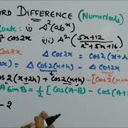 Finite Difference II Part 2 Numericals Type 1