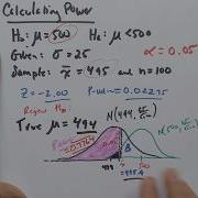 Significance Testing 11 Calculating Power By Hand