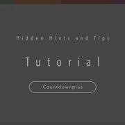 Hidden Hints And Tips Countdownplus