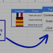 Google Translate Function Tutorial Google Sheets Easy