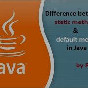 JAVA FAQ 54 Static Vs Default Methods In Java 8