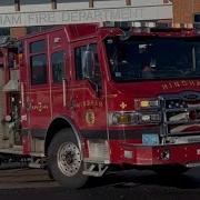 Hingham MA Fire Department Ex Engine 3 Responding