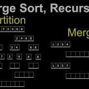 Merge Sort Recursion Computer Science