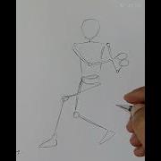 How To Draw Human Figure Drawing Of A Bats Man