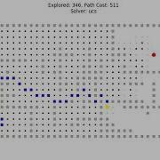 Dijkstra S Algorithm On A Large Grid Searching In AI Part 1