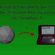 Importing 3D Models Into SmileBasic 3 From A Computer
