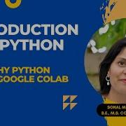 Introduction To Python And Google Colab