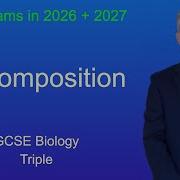 GCSE Biology Revision Decomposition Triple