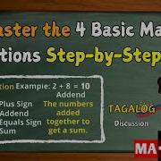Master The 4 Basic Math Operations Tagalog Step By Step Guide