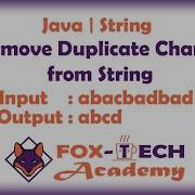 Remove Duplicate Character From String Remove Repeated Character Java Program