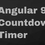 Build Angular 9 Countdown Timer Using Ngx Countdown Library