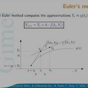 Ordinary Differential Equations Numerical Approximation Euler S Method