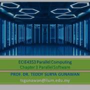 Chapter 3 Parallel Software Part 1