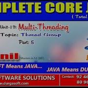 Core Java Multi Threading Thread Group Part 5