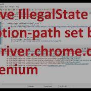 How To Resolve IllegalStateException Path To Be Set By Webdriver Chrome Driver In Selenium