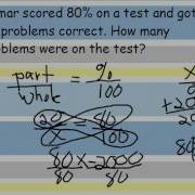 Percent Proportion Word Problems