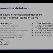 The Architecture Of A Serverless Database