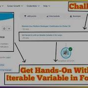 Get Hands On With An Iterable Variable In For Loops Platform Developer I Certification Maintenance