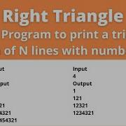 Python Program To Print Triangular Pattern Of N Lines With Numbers Grand Assignment 2 Question