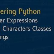 Learn Python In Arabic 097 Regular Expressions Part 3 Characters Classes Training S