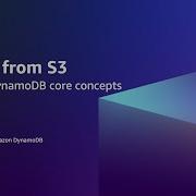 Import From S3 Amazon DynamoDB Core Concepts Amazon Web Services