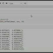 Sampling From A Multivariate Normal Distribution Python Numpy