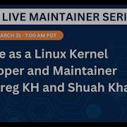 Серия статей LF Live о поддержке ядра Linux Моя жизнь разработчика и сопровождающего ядра Linux