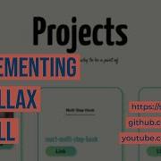 Parallax Scrolling Effect React SCSS SNikhill