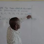 SirKatum Statistics 2 MEAN ABSOLUTE DEVIATION