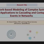 Network Based Modeling Of Complex Systems By Dr Fatena El Masri From QuantCon 2018