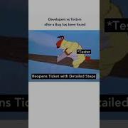 Tester Reporting Bug Developer In Denial Shorts Comedy Roadrunners Softwaredeveloper