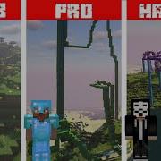 Minecraft ROLLER COASTER BUILD CHALLENGE NOOB Vs PRO Vs HACKER
