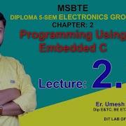 EMBEDDED SYSTEM CHAPTER 2 Programming Using Embedded C Lecture 2 13
