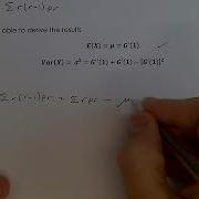 Expectation And Variance From PGF 1