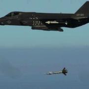 F35C GBU12 21OCT13 NAVY F 35C COMPLETES FIRST WEAPONS SEPARATION TEST
