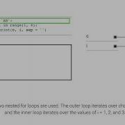 Nested For Loops Ch 5 Video 4