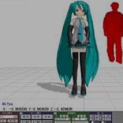 MikuMikuDance With OpenNI Kinect Test