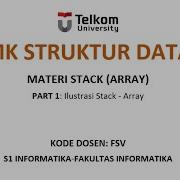 Struktur Data STACK Representasi ARRAY Part 1 Ilustrasi Stack