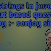 String Handling Output Based Questions ISC ICSE Class 10 11